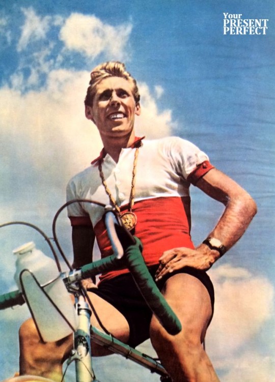 Виктор Капитонов, победитель групповой гонки на XVII Олимпийских играх. 1960 год.